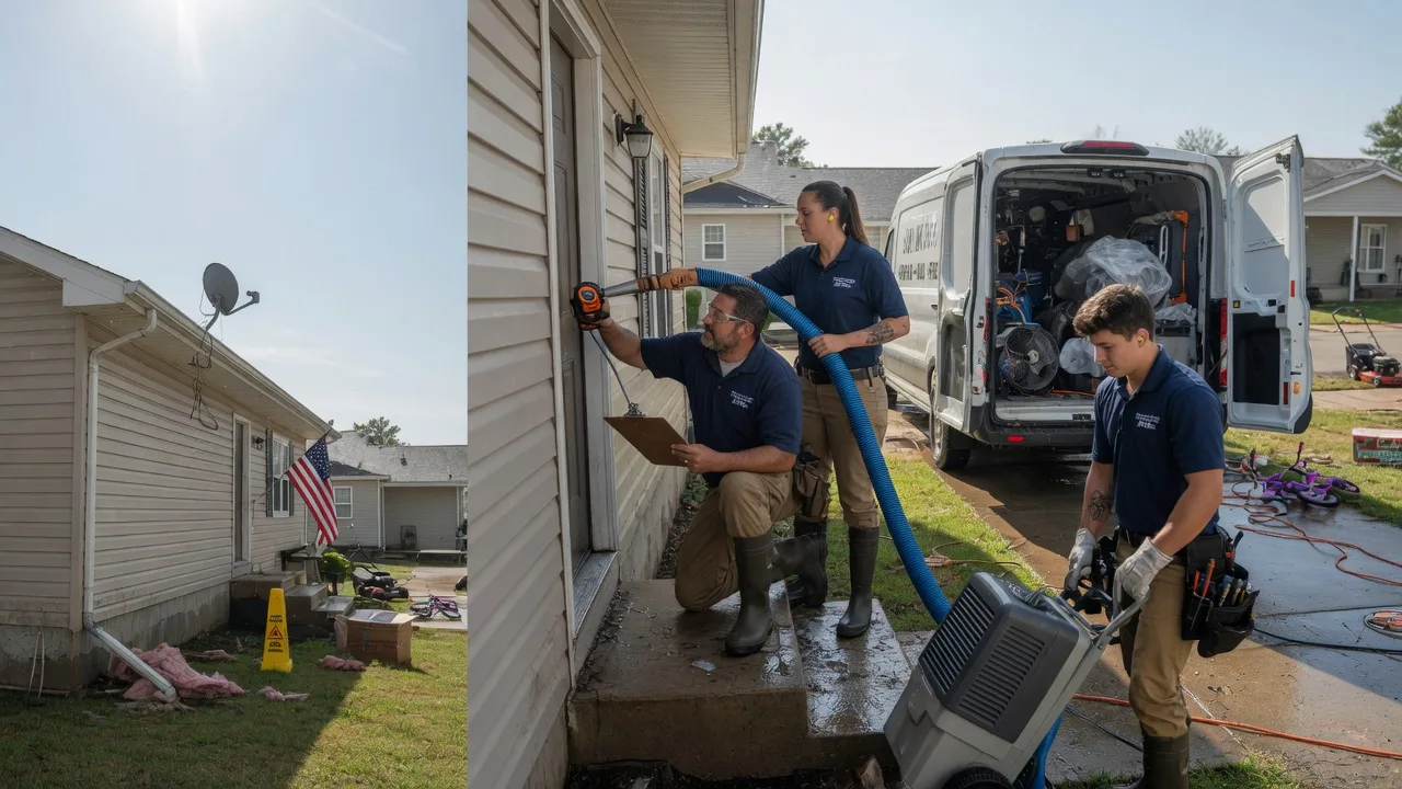Ceiling Water Damage Restoration in Newalla, OK near me